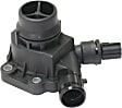 Thermostat Housing - Plastic, Direct Fit, Sold individually, Includes Sensor and Gasket