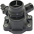 Thermostat Housing - Plastic, Direct Fit, Sold individually, Includes Sensor and Gasket