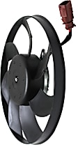 A/C Condenser Fan - Passenger Side Fan Blade and Motor, 150-Watt Motor