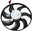 A/C Condenser Fan - Passenger Side Fan Blade and Motor, 150-Watt Motor
