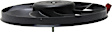 A/C Condenser Fan - Passenger Side Fan Blade and Motor, 150-Watt Motor