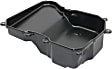 Transmission Pan, Black, Steel