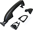 Front Or Rear, Passenger Side Primed Exterior Door Handle, Without Key Hole