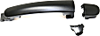 Front, Passenger Side or Rear, Driver or Passenger Side Primed Exterior Door Handle, Without Key Hole