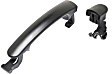 Front, Passenger Side or Rear, Driver or Passenger Side Primed Exterior Door Handle, Without Key Hole