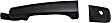 2010 Volvo V50 - Front, Driver Side Primed Exterior Door Handle, With Key Hole