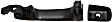 2010 Volvo V50 - Front, Driver Side Primed Exterior Door Handle, With Key Hole