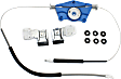 2007 Volkswagen Beetle - Hatchback Front, Passenger Side Power Window Regulator, Without Motor,  Repair Kit Only