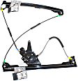 2001 Volkswagen Cabrio - Front, Driver Side Power Window Regulator, Without Motor