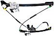 2001 Volkswagen Cabrio - Front, Driver Side Power Window Regulator, Without Motor