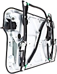 Front, Passenger Side Window Regulator, Power, with Panel, without Motor, Hatchback