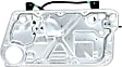 Front, Passenger Side Window Regulator, Power, with Panel, without Motor, Hatchback