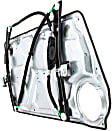 Front, Passenger Side Window Regulator, Power, with Panel, without Motor, Hatchback