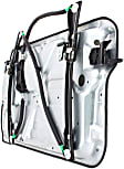 Front, Driver Side Window Regulator, Power, with Panel, without Motor, Hatchback