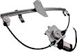 2004 Volvo S40 T5 - Front, Passenger Side Power Window Regulator, With Motor, Old Body Style
