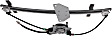 2004 Volvo S40 - Front, Driver Side Power Window Regulator, With Motor, Old Body Style