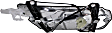 2016 Volkswagen CC - Front, Passenger Side Power Window Regulator, Without Motor
