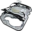 Front, Driver Side Power Window Regulator, Without Motor