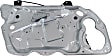 Front, Driver Side Power Window Regulator, Without Motor