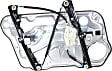 2008 Volkswagen Jetta City - Front, Passenger Side Power Window Regulator, Without Motor, 4-Door