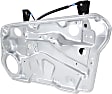 2008 Volkswagen Jetta City - Front, Passenger Side Power Window Regulator, Without Motor, 4-Door