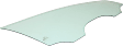 Front, Passenger Side Door Glass, Green Tint, Without Clips, Replaces NAGS No. FD25128 GTNN