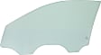Front, Passenger Side Door Glass, Green Tint, Without Clips, Replaces NAGS No. FD25128 GTNN
