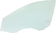 Front, Driver Side Door Glass, Green Tint, Without Clips, 4-Door, Sedan, Replaces NAGS No. FD24819 GTNN
