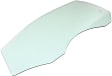 Front, Driver Side Door Glass, Green Tint, Without Clips, 4-Door, Sedan, Replaces NAGS No. FD24819 GTNN