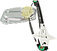 2008 Volkswagen Jetta - Sedan Rear, Passenger Side Power Window Regulator, Without Motor, 4-Door