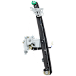 Rear, Passenger Side Power Window Regulator, With Motor