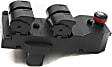 Front, Driver Side Window Switch, Black, 5-Button, 4 Cyl., 2.4L Engine