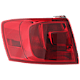Driver Side, Outer Tail Light, with Bulb, Halogen, Red Lens, Hybrid (13-14)/Sedan(11-18)