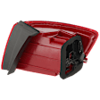Driver Side, Outer Tail Light, with Bulb, Halogen, Red Lens, Hybrid (13-14)/Sedan(11-18)