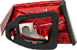Passenger Side, Inner Tail Light, with Bulb, Halogen, Clear and Red Lens