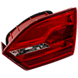 Passenger Side, Inner Halogen Tail Light, Without bulb(s), OE Replacement, Sedan