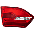 Driver Side, Inner Halogen Tail Light, Without bulb(s), OE Replacement, Sedan