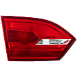 Driver Side, Inner Halogen Tail Light, Without bulb(s), OE Replacement, Sedan