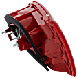 Driver Side, Inner Halogen Tail Light, Without bulb(s), OE Replacement, Sedan
