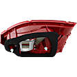 Driver Side, Inner Halogen Tail Light, Without bulb(s), OE Replacement, Sedan