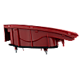 Driver Side, Inner Halogen Tail Light, Without bulb(s), OE Replacement, Sedan