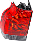 Driver Side, Lower Tail Light, with Bulb, Halogen, Clear Lens