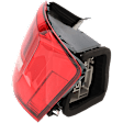 Passenger Side, Outer Tail Light, with Bulb, Halogen, Clear and Red Lens, Mounts On Body, Hybrid SEL Premium Model, Production Date Up To June 28 2015, CAPA Certified