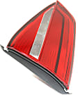 Passenger Side, Inner Tail Light, with Bulb, Halogen, Clear and Red Lens, Hybrid SEL Premium Model