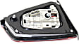 Passenger Side, Inner Tail Light, with Bulb, Halogen, Clear and Red Lens, Hybrid SEL Premium Model