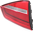 Driver Side, Inner Tail Light, with Bulb, Halogen, Clear and Red Lens, Hybrid Model, CAPA CERTIFIED