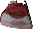 2004 Volkswagen Passat GLX - Driver Side Halogen Tail Light, With bulb(s), 4-Door, OE Replacement, Sedan