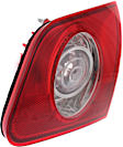 Passenger Side Tail Light, without Bulb, Halogen, Clear and Red Lens