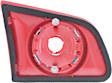 Passenger Side Tail Light, without Bulb, Halogen, Clear and Red Lens