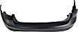 Rear Primed Bumper Cover, With Parking Assist System
